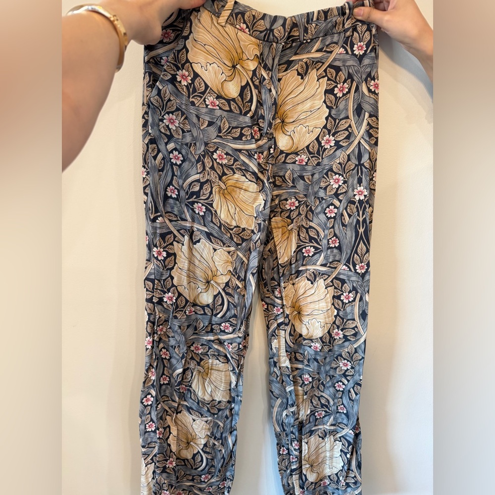H&M Morris & Co. Floral Pants